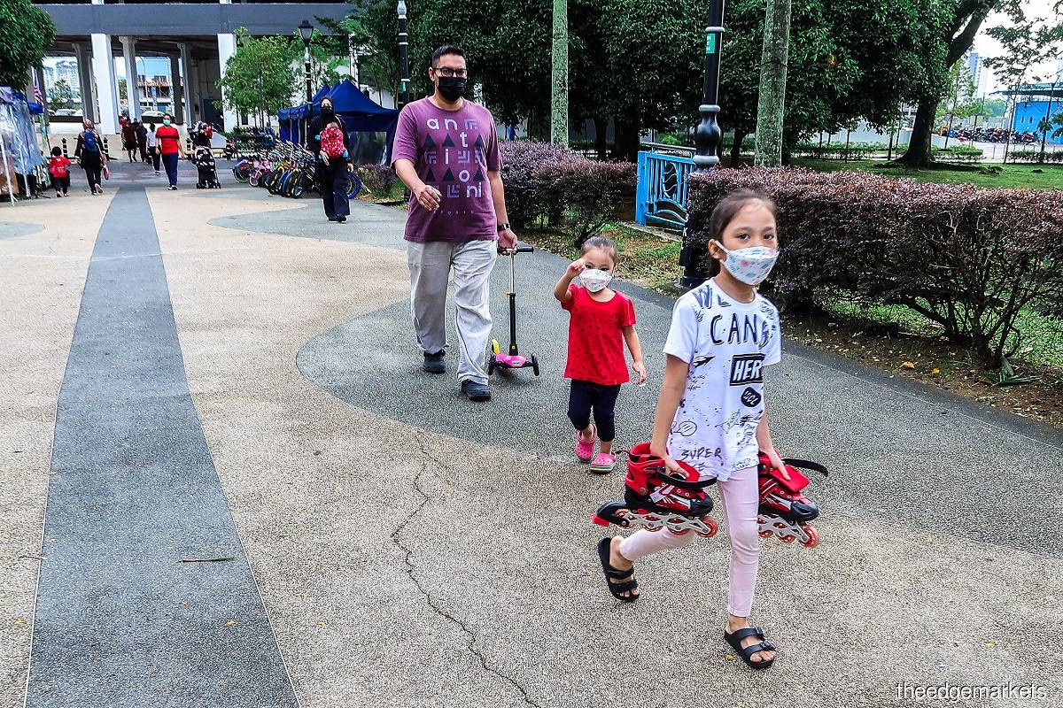 Dr Noor Hisham has reminded the public, especially parents with young children, not to take their children to places where there is a risk of infection, such as public playgrounds. (File photo by Zahid Izzani Mohd Said/The Edge)